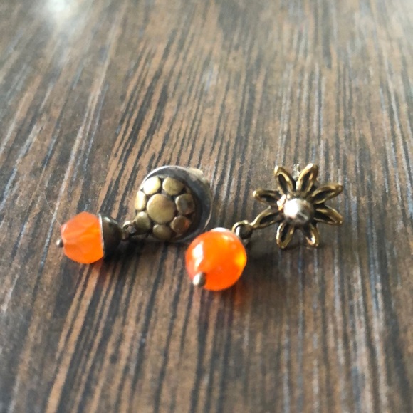 Semi precious stone drop earrings - Picture 5 of 7